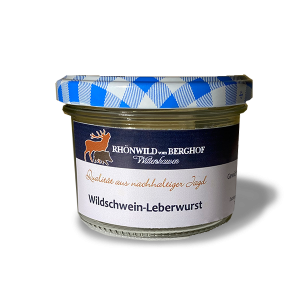 Wildschwein-Leberwurst im Glas 200g