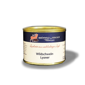 Wildschwein Lyoner in der Dose 200g